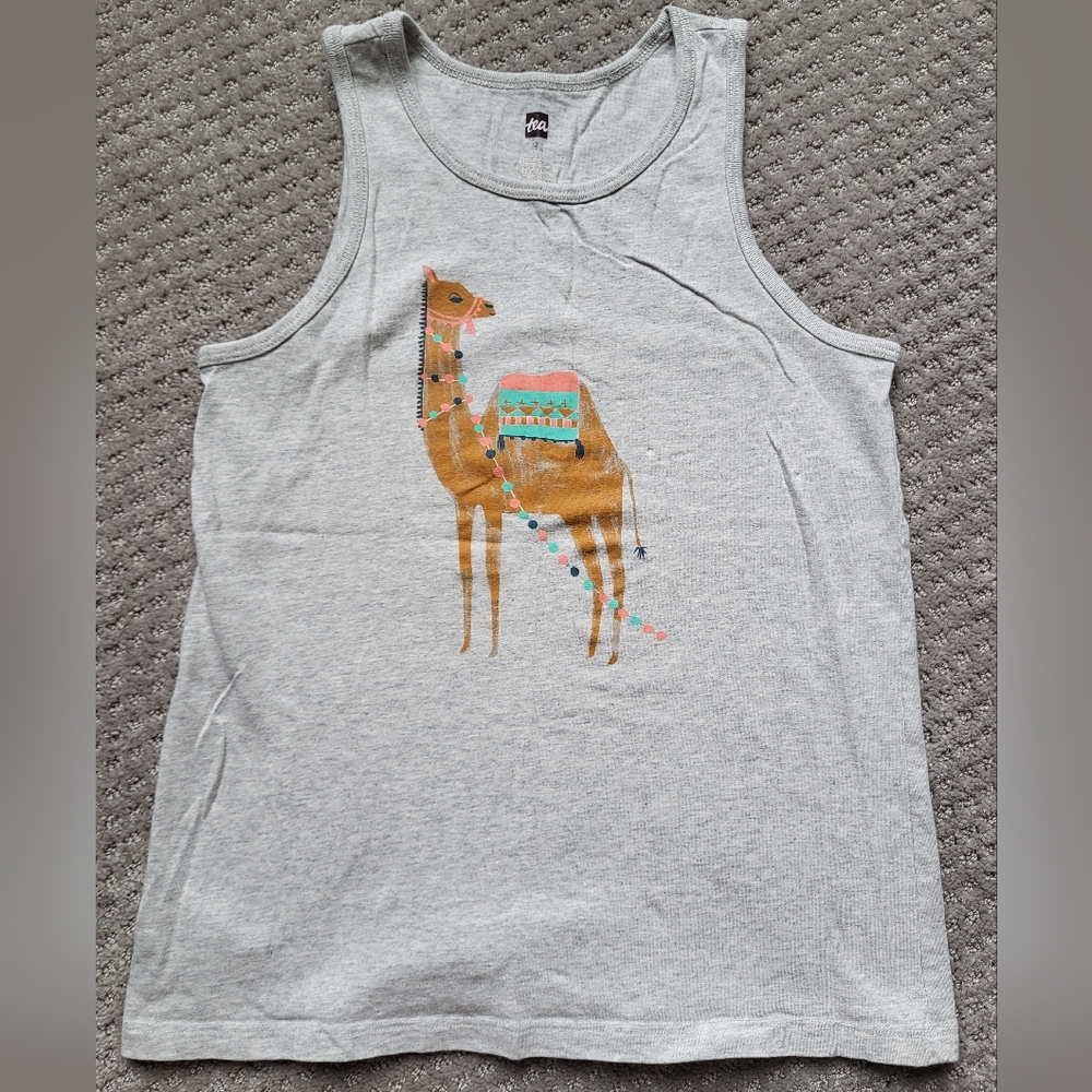 Girls Tea Camel Tank Size 12